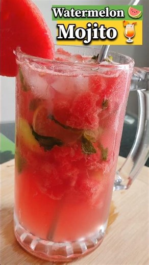 Watermelon mojito | refreshing summer special drink🍹😋🍉 | #shorts #watermelon #trending #summerdrink