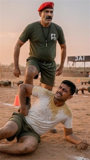 Indian Army PTI Ustad vs Lazy Jawan #short #army