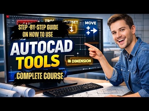 How to Use AutoCAD Tools (Beginner to Pro Step-by-Step Tutorial)