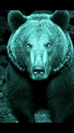 Glimpse of the Night Stalker 🌙👀 | Encounter with a Brown Bear in the Dark