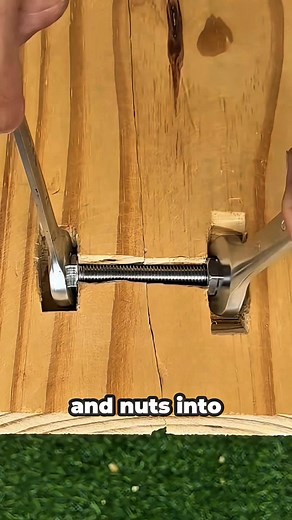 398K views · 429 reactions | Wood Repair Hack: Permanent Crack Fix with Threaded Rod and Glue #woodworking #woodwork #woodworkingtips #fblifestyle | Reels ideas | Facebook
