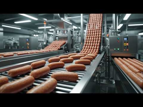 ‘HOT DOG FACTORY’” #howitsmade #foodprocessing