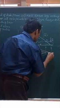 section of Triangular Pyramid/ step by step procedure/ step 3/ Engineering Drawing