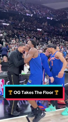 OG Anunoby Takes the Floor with Robot Walk and Handshakes