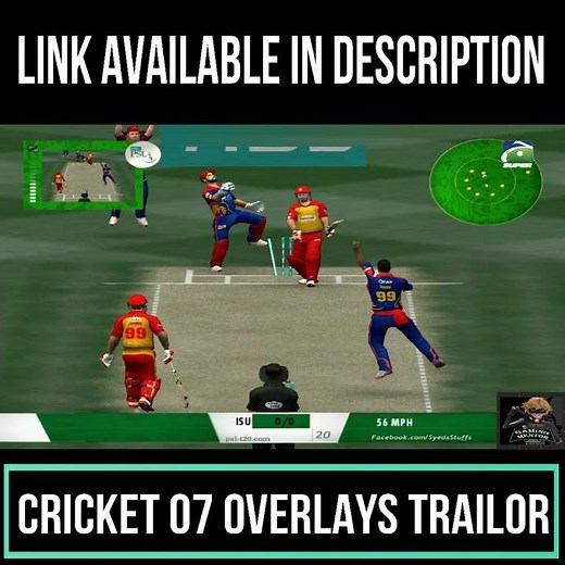 All New International & League Overlays Pack 2021 For EA Sports Cricket 07 | Overlay Pack Trailor