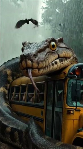🐍 “Giant Anaconda Wraps Around a Bus in USA Jungle – Shocking Real Scene!” #shorts