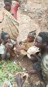 Hadza Tribe in Tanzania: Cooking and eating in the chicken .... #hadzabetribe #cooking | Abu Kalcha