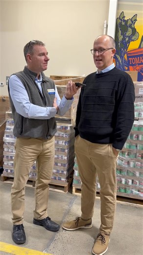 The Blue Ridge Area Food Bank received a major donation of 30,000 pounds of frozen meat products from The Church of Jesus Christ of Latter-day Saints on Monday, January 12. See President Papin of the Waynesboro LDS Stake talk about this donation with Les Sinclair of the Blue Ridge Area Food Bank! If you’d like to see more, tune in to the WHSV News on Channel 3 in Harrisonburg and the WVIR 29News in Charlottesville. The segment will air on both stations tonight (Monday 1/12) at 5 and at 6 pm. Che