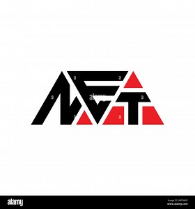 NET triangle letter logo design with triangle shape. NET triangle logo design monogram. NET triangle vector logo template with red color. NET triangul Stock Vector Image & Art - Alamy