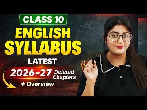 Class 10 english syllabus 2026-27