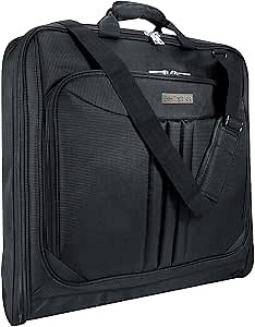 Garment Bag Travel Suit Bag for Men Large 43-Inch Carry on Garment Bag for Business Trip, 2 in 1 Waterproof Hanging Suitcase Luggage Bags for Travel, Foldable Carry On Bag With Shoulder Strap
