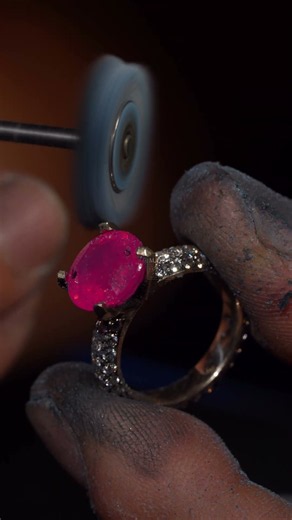 I love This Neon Pink Spinel Ring crafted by XILING FENG @mdtcjewelry