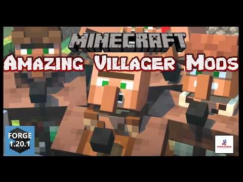 Transforming Minecraft Villages with AMAZING Mods!