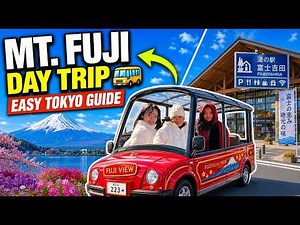 MT. FUJI DAY TRIP GUIDE 🇯🇵 | Shinjuku to Kawaguchiko Bus Guide + Lake Kawaguchiko, Fujisan Station