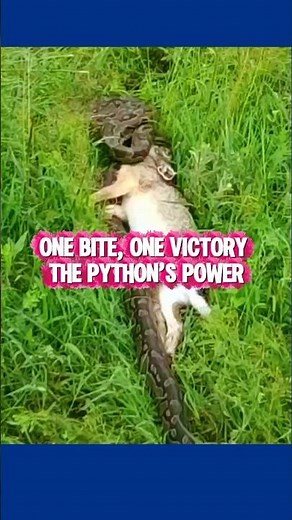Python’s Deadly Feast Caught on Camera‼️