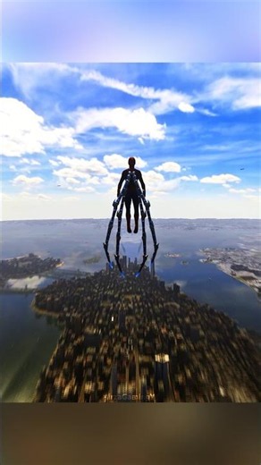 Marvel's Spider-Man 2 PC Peter Parker Celestial Tricks using Super Slingshot 💯🔥 #shorts