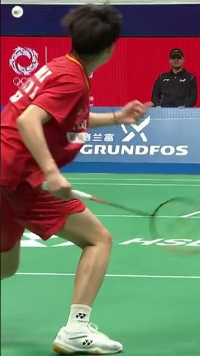 Smooth court coverage #badminton #BWF