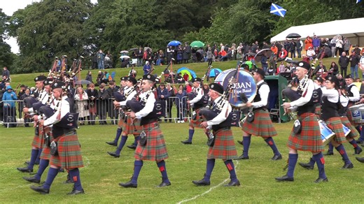 5.7K views · 327 reactions | Oban Pipe Band competing in the Grade 3A...