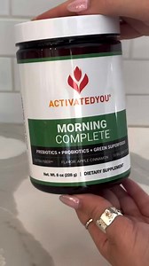 Looking for a delicious way to boost your wellness routine? 🌟⁠ ⁠ Morning Complete has the perfect power blend of nutrients designed to: ⁠ ⁠ 🦠Support a healthy gut†* ⁠ ⁠ 🥦Provide your daily greens⁠ ⁠ 🍈Aid in maintaining a healthy weight †*⁠ ⁠ ⁠ *Results will vary.⁠ †These statements have not been evaluated by the Food and Drug Administration. This product is not intended to diagnose, treat, cure, or prevent any disease. | ActivatedYou