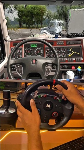 🚛 Only in America! Heavy Rain Realistic graphics #shorts #americantrucksimulator #ats