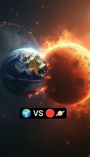 Earth 🌎 VS Mars exploding 🤯#ai #shorts #fyp #aivideo #space #collision #explosion #nature #universe