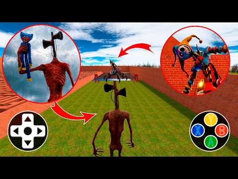 EPIC BATTLE! SIREN HEAD vs THE PROTOTYPE in the MAZE! Garry’s Mod!