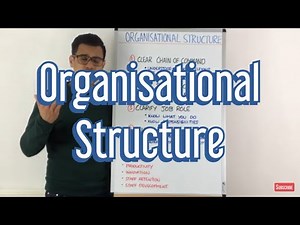 Why have an organisational structure?