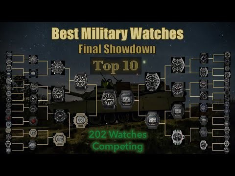 Top 10 Miliary Watches out of 202 Contenders