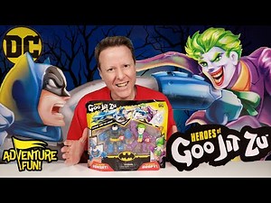 DC Comics Heroes of Goo Jit Zu Batman vs The Joker Adventure Fun Toy review by Dad!