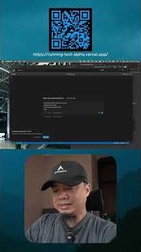 Vibecoding Membuat Running Text, Hanya butuh 10 menit