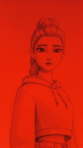 Handsome Jinu ⇆ Cute Rumi: A 3D Love Story 🔵💖🔴 #shorts #kpopdemonhunters #jinu #rumi #art #3dedit