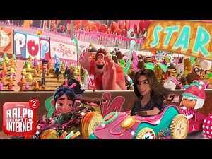 Ralph Breaks the Internet Animation. Vanellope is racing in sugar rush with shank❤😍|Cool Stuff Edits