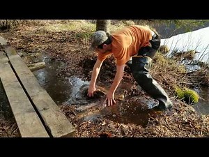 Draining Saco Lake Trail Flood