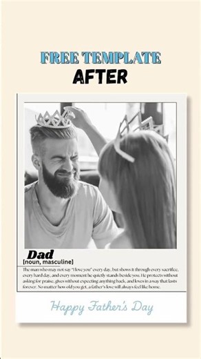 FREE DAD TEMPLATE 🎁
