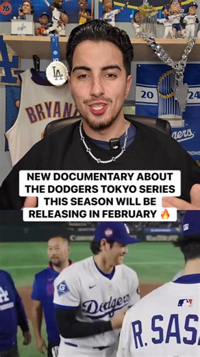 18K views · 495 reactions | A documentary about the Dodgers Tokyo Series vs the Cubs this year featuring Shohei Ohtani, Yoshinobu Yamamoto and Roki Sasaki will be releasing in February Expect some incredible BTS & an in-depth look at Japan’s love for baseball! | Dodgers Nation | Facebook