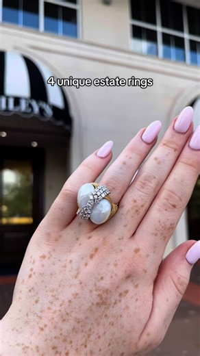 2.9K views · 15 reactions | Sometimes bigger really is better, especially when it comes to these four statement rings from our Antique & Vintage Collection! ✨ ⁠ ⁠ Which one are you choosing? | Bailey's Fine Jewelry | Facebook