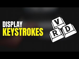 Display Keystrokes and Clicks on Screen | Keyviz | #keystrokes #display #screen