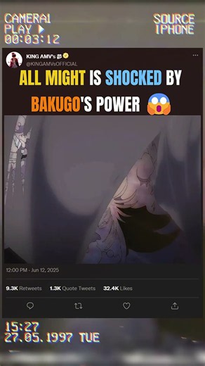 ALL MIGHT IS SHOCKED BY BAKUGO'S POWER 😱 | #myheroacademia #edit #amv #anime