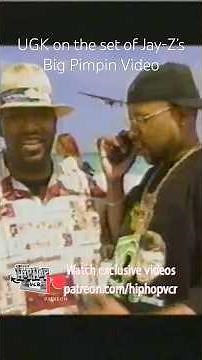 UGK on the set of Jay-Z’s Big Pimpin Video #JayZ #ugk #hypewilliams #hiphopvcr #hiphop #rap