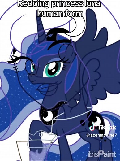 Creating a Human Version of Princess Luna
