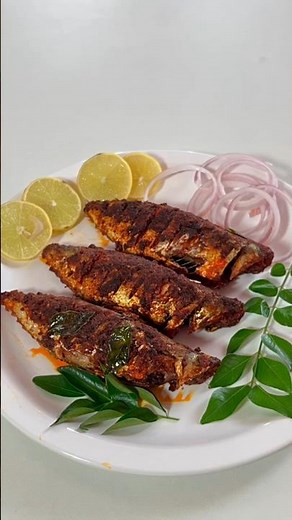 Indian mackerel Fish Fry - Ayala Fish Fry #shorts