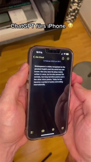 ChatGPT als Tastatur fürs iPhone?! 😯 #chatgpt #gpt3 #openai