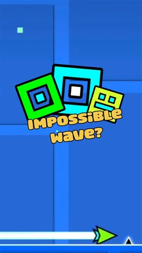 Impossible wave in geometry dash!?!#gd #geometrydash #impossible