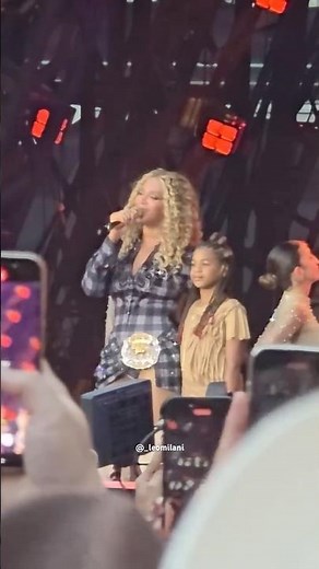 Beyonce & Rumi Carter - PROTECTOR (Live in Paris Night 2) Cowboy Carter Tour #beyonce #rumicarter