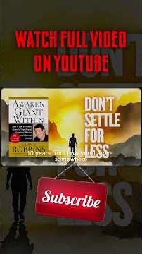 Tony Robbins’ Awaken the Giant Within | Change Your Mindset, Change Your Life 💡