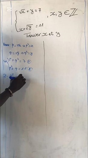 système d'équations proposé par le génie mathématicien RAMANUJAN 🤯🕵️