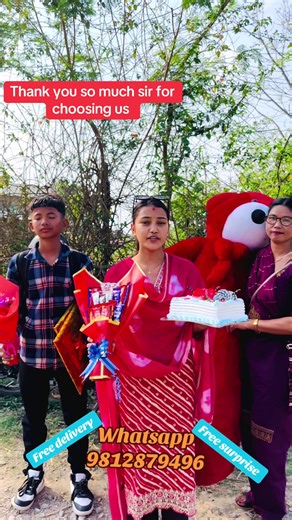 Thank you so muchh for choosing & trusting us @Anu Chaudhary #मायालु_केक #best_cake_ #best_gift_shop #best_dairy_shop #tulsipur_dang