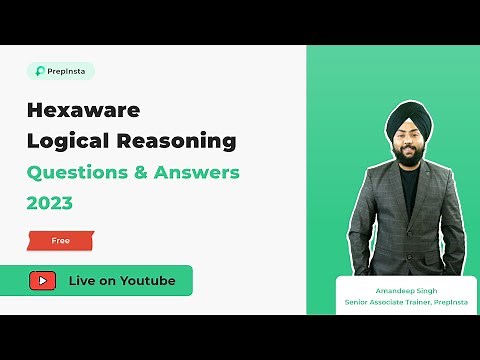 Hexaware Logical Reasoning Ability Questions & Answers 2023