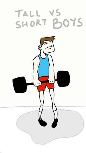 Tall Vs Short guys in the gym ⚡️