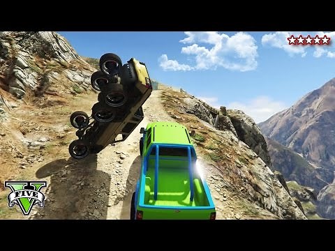GTA 5 OFF-ROADING & ROCK CRAWLING! - CUSTOM 4X4 Trucks GTA 5 - Grand Theft Auto 5 Funny Moments